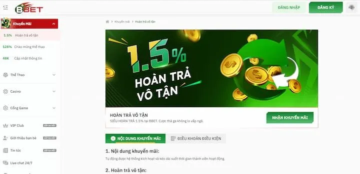 Tổng hợp những khuyến mãi BBET hấp dẫn